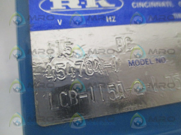 RK ELECTRIC 454704-1 TIME DELAY RELAY .05-1.75 SEC 115V UNMP