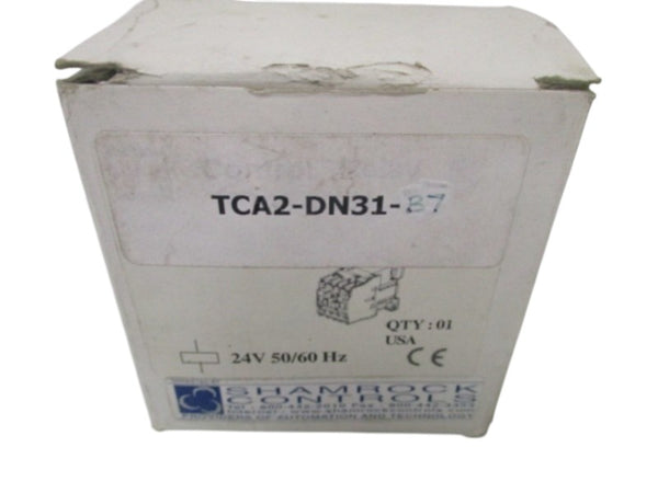 SHAMROCK CONTROLS TCA2-DN31-B7 CONTROL RELAY 24V NSMP