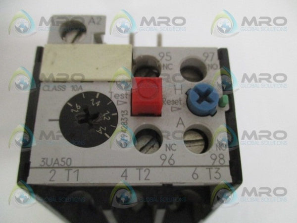 SIEMENS 3UA5000-1A SOLID STATE OVERLOAD RELAY 1-1.6A  UNMP