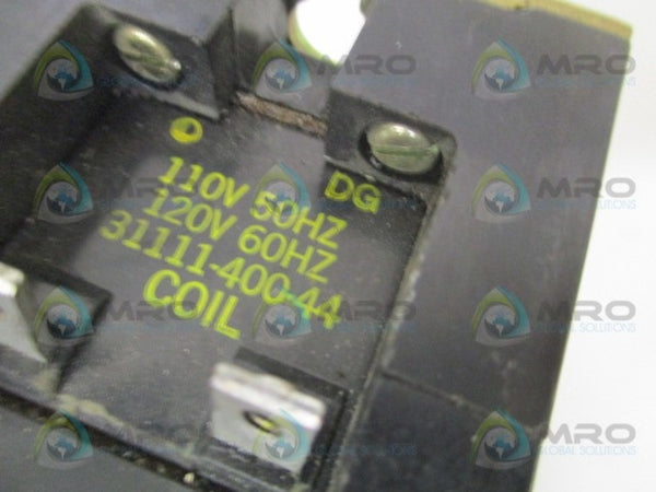 SQUARE D 8501-LO-20 CONTROL RELAY 120V UNMP