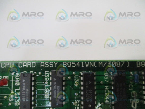 YOKOGAWA B9541WN CPU CARD ASSEMBLY NSNP