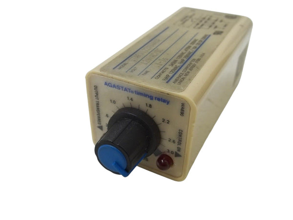 AGASTAT STARX022XSAAXA OFF RELAY TIMER .1-3S 120VAC/DC UNMP