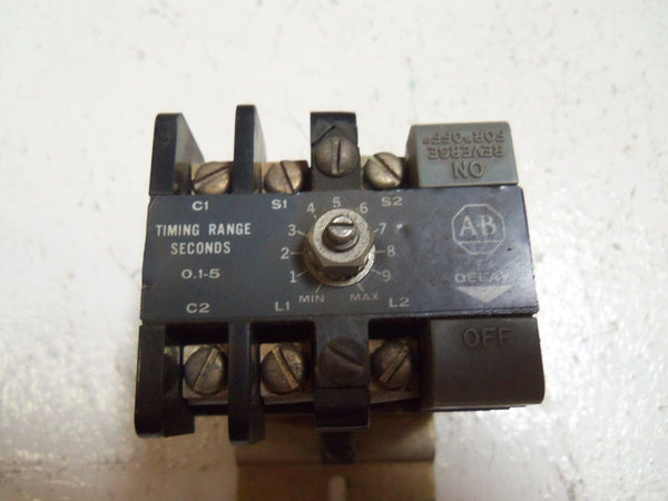 ALLEN BRADLEY 852S-NSA SER. F SOLID STATE TIMING RELAY UNMP