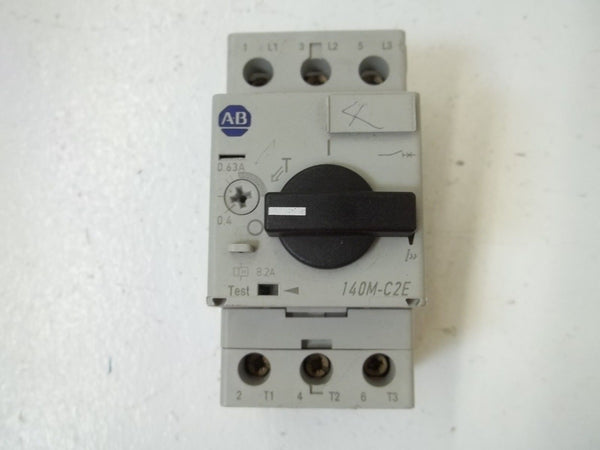 ALLEN BRADLEY 140M-C2E-A63 SER.B MOTOR STARTER PROTECTOR 0.4-0.63A UNMP