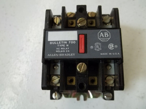 ALLEN BRADLEY 700-N200A24 SER.C CONTACT RELAY  UNMP