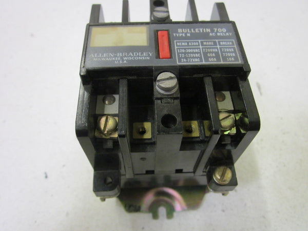 ALLEN BRADLEY 700-N800A24 SER. C CONTROL RELAY (AS PICTURED) UNMP