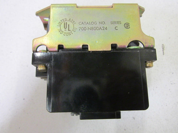 ALLEN BRADLEY 700-N800A24 SER. C CONTROL RELAY (AS PICTURED) UNMP