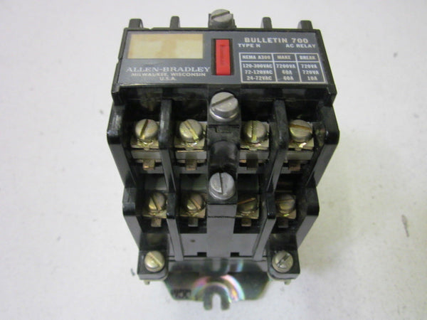 ALLEN BRADLEY 700-N800A24 SER. C CONTROL RELAY UNMP