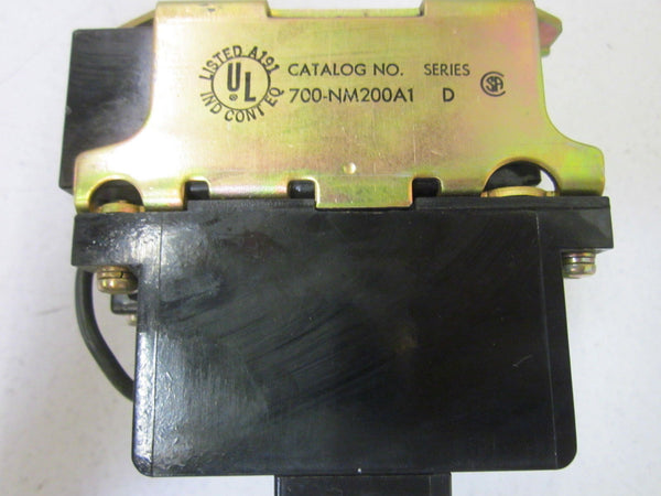 ALLEN BRADLEY 700-NM200A1 SER. D RELAY  UNMP