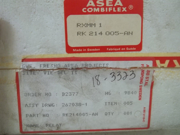 ASEA RK214005-AN RELAY 110-125V UNMP