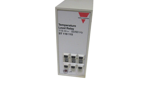 CARLO GAVAZZI ST 119 115 TEMPERATURE LEVEL RELAY 115V UNMP