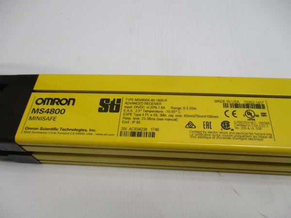 OMRON MS4800A-40-1800-R 24VDC 1.8A NSNP