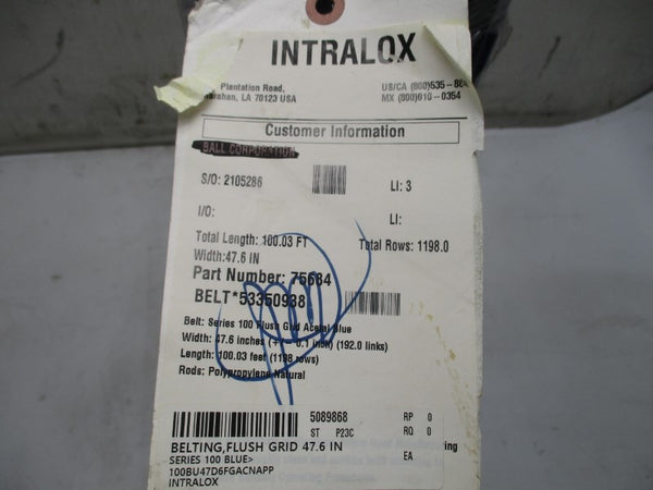 INTRALOX 75684 100.03' NSNP