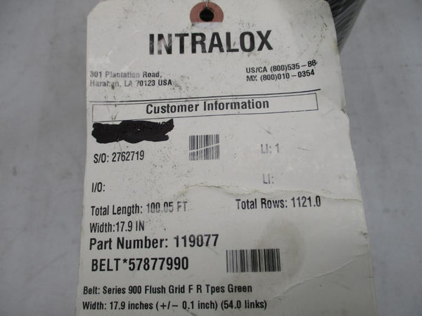 INTRALOX 119077 100.05FT NSNP