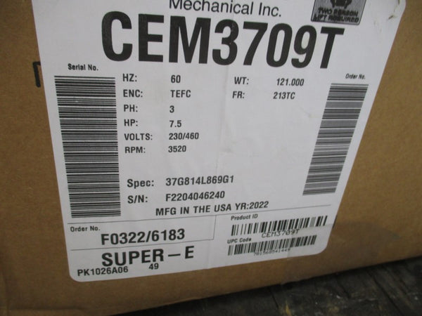 BALDOR CEM3709T 230/460V 18/9A NSMP