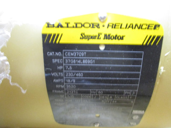 BALDOR CEM3709T 230/460V 18/9A NSMP