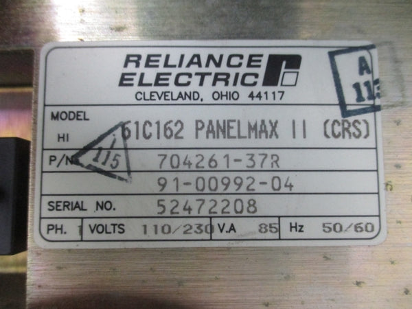 RELIANCE ELECTRIC 61C162PANELMAXII 704261-37R 240VAC 2A UNMP
