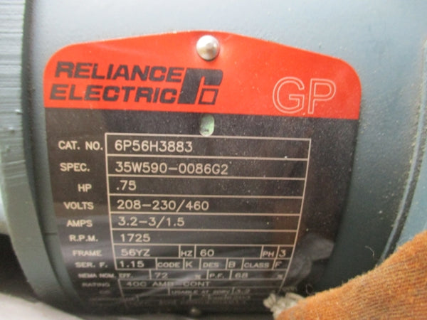 DODGE 079165-14-GS 6P56H3883 RPM 1725 208-230/460V 3.2-3/1.5A NSMP