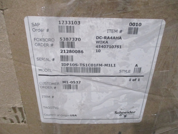 SCHNEIDER ELECTRIC IDP10S-TS1C01FM-M1L1 12.5-42VDC NSMP