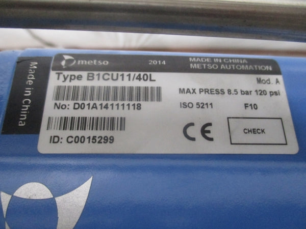 NELES VLAVE RECA10CJJST WITH METSO B1CU11/40L AND ND9106HU2T-K NSNP