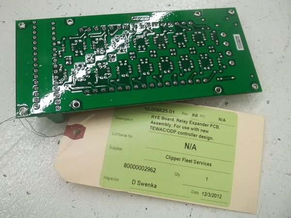 CLIPPER 10-008625-01 RYE BOARD, RELAY EXPANDER PCB UNMP
