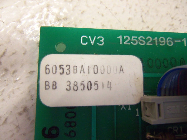 COMBUSTION ENGINEERING 6053BA10000A RELAY BOARD NSMP