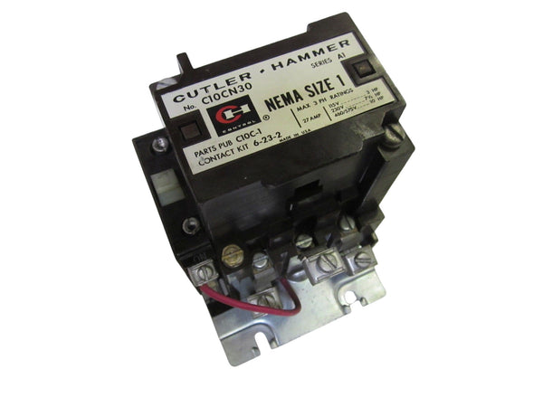 CUTLER HAMMER C10CN30 SER.A1 115V OVER LOAD RELAY UNMP