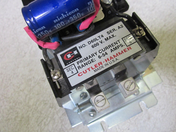 CUTLER HAMMER PHASE REVERSAL UNBALANCE RELAY D60LA4 SER.A1 480V UNMP