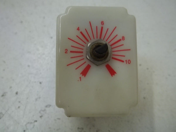 DAYTON 5X828F SOLID STATE TIME DELAY RELAY (MISSING KNOB) UNMP