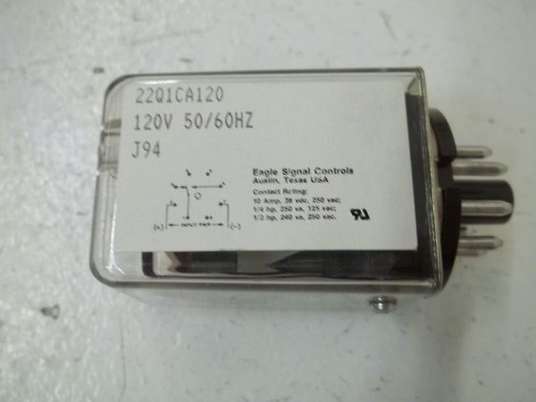 EAGLE SIGNAL 22Q1CA120 RELAY 120V NSMP