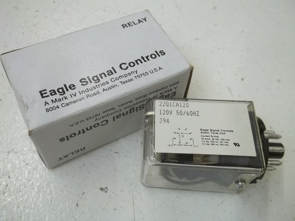 EAGLE SIGNAL 22Q1CA120 RELAY 120V NSMP