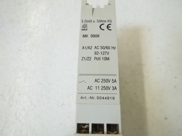 E.DOLD MK9908 TIMING RELAY 0.5-10SEC NSMP