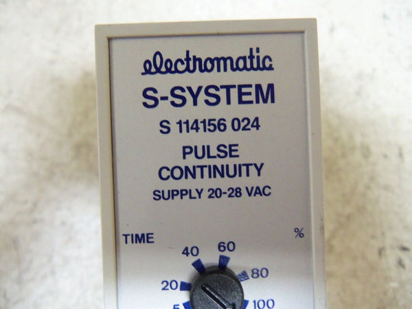 ELECTROMATIC S-114156-024 TIME DELAY RELAY NSNP