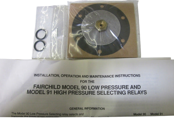 FAIRCHILD 90 LOW AND HIGH PRESSURE SELECTING RELAYS EA-12538 NSMP