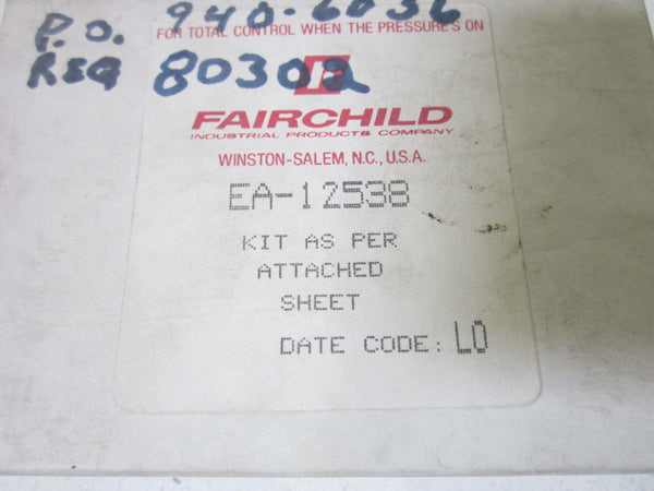 FAIRCHILD 90 LOW AND HIGH PRESSURE SELECTING RELAYS EA-12538 NSMP