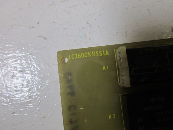 FANUC IC3600KRSS1A RELAY CONTROL BOARD UNMP
