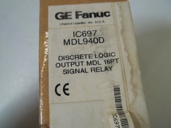 GE FANUC IC697MDL940D RELAY OUTPUT MODULE (AS PICTURED) NSFS