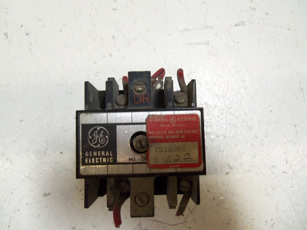 GENERAL ELECTRIC CR120B04022 RELAY UNMP