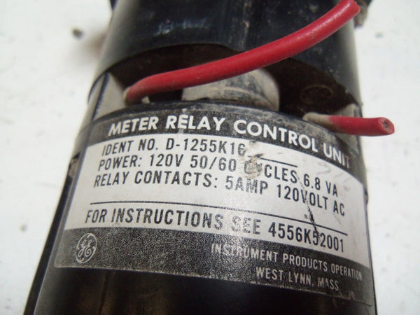 GENERAL ELECTRIC D-1255K16716 METER RELAY CONTROL UNIT UNMP