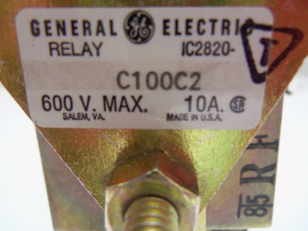 GENERAL ELECTRIC IC2820C100C2 RELAY 600V UNMP