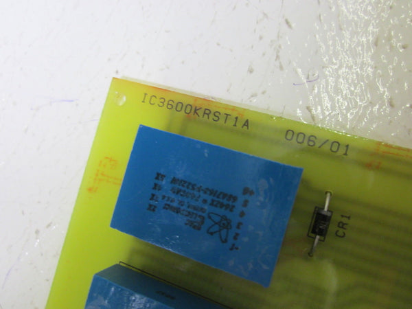 GENERAL ELECTRIC IC3600KRST1A RELAY BOARD UNMP