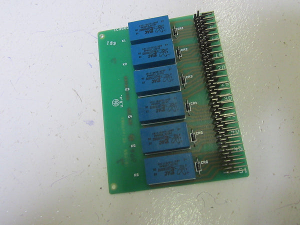 GENERAL ELECTRIC IC3600KRSS1A RELAY CONTROL BOARD NSMP