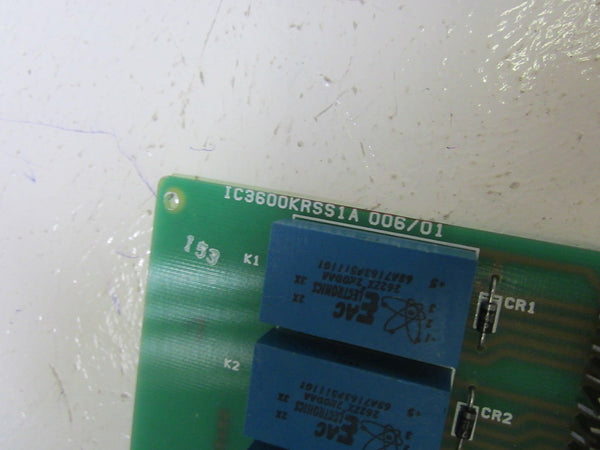 GENERAL ELECTRIC IC3600KRSS1A RELAY CONTROL BOARD NSMP