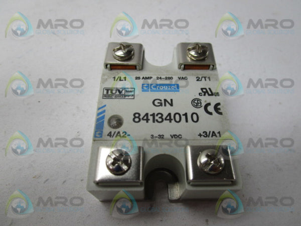 CROUZET GN84134010 SOLID STATE RELAY 25A 24-280V NSMP