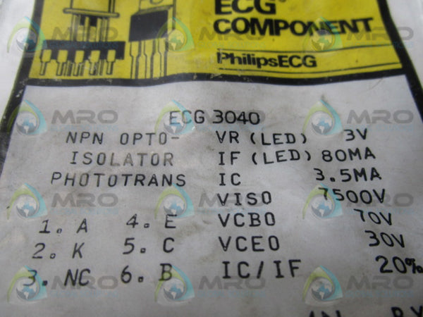 ECG 3040 PHOTOTRANS NPN OPTOISOLATOR NSMP