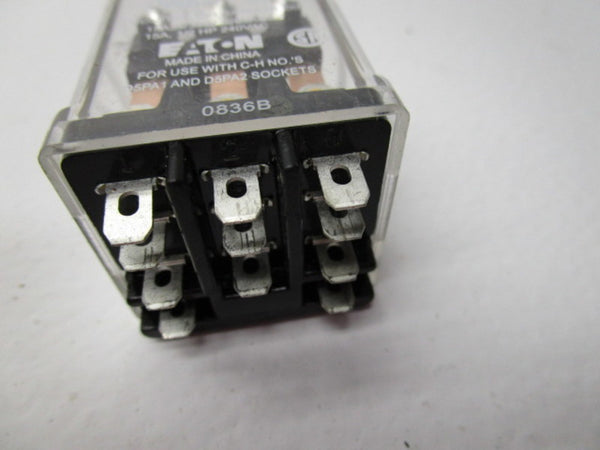 EATON D5PR3A RELAY 120VAC 50/60HZ UNMP