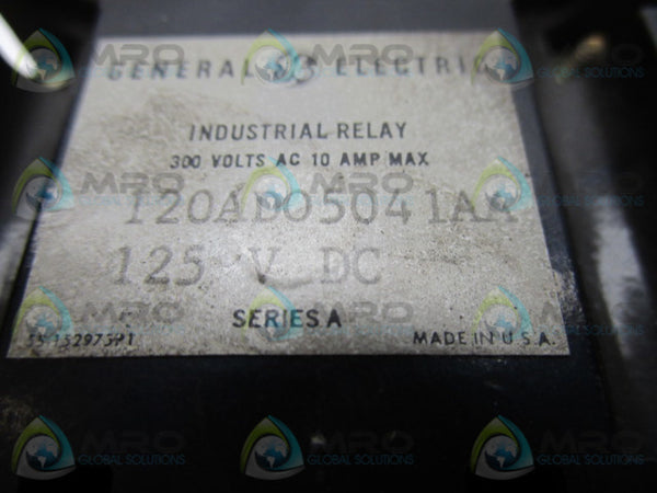 GENERAL ELECTRIC 120AD05041AA RELAY (AS PICTURED) UNMP