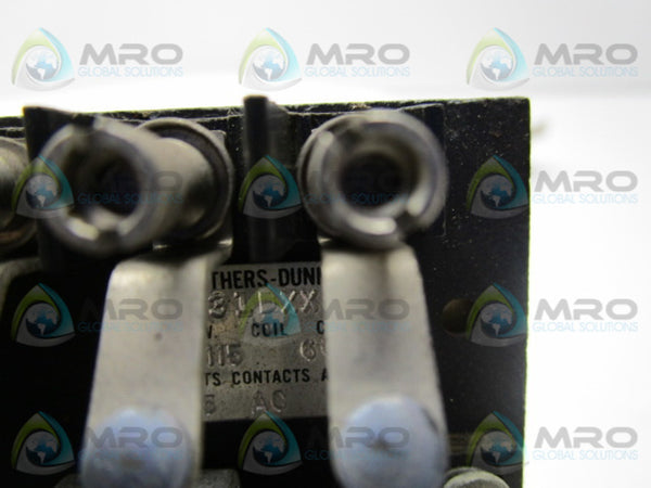 STRUTHERS-DUNN 31DXX CONTROL RELAY  NSNP