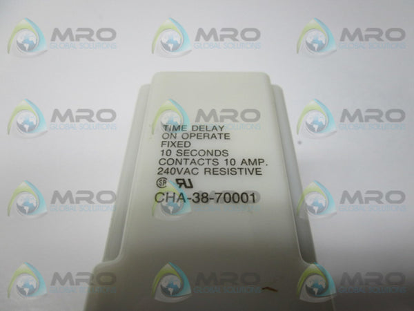 POTTER & BRUMFIELD CHA-38-70001 RELAY 10 SEC. 240VAC  NSMP