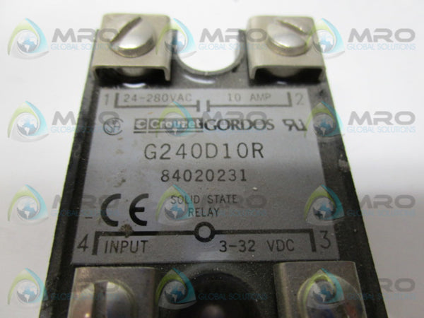 GORDOS G240D10R SOLID STATE RELAY  NSNP